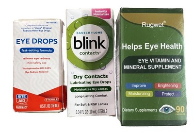 BLINK Dry Contacts Lubricating Eye Drops Rite Aid Eye Drops Rugwet Eye Health