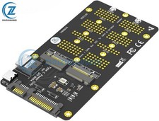 High-Speed 2 in 1 M.2 NVMe/SATA SSD To SFF-8654 SATA Adapter Combo