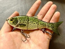 Realistic Wrapped Painted 5" Jointed Swimbaits Fishing Lures- Awesome for bass!