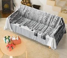 3D Tree Trunk O2813 Sofa Cover High Stretch Lounge Slipcover Protector Couch Eve