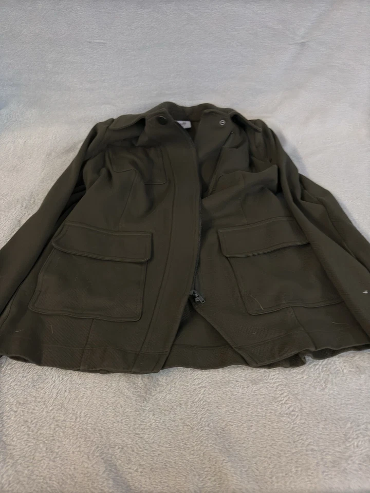 Conjunto de 2 pantalones de vestir y blazer de abogado de carrera marrón tweed Cabi para mujer Foto 2 de 4