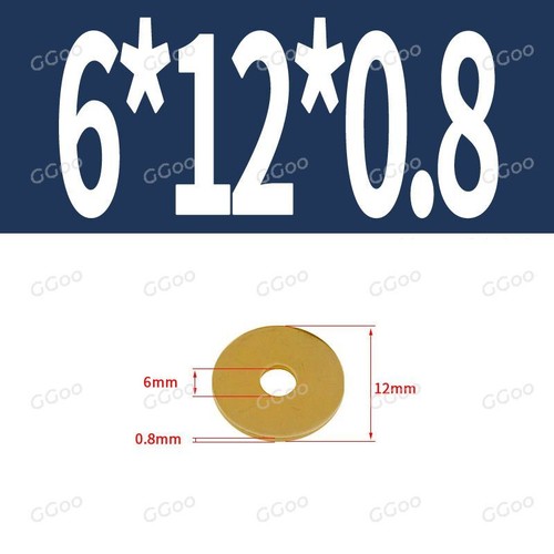 Messing Flachscheibe M2 M2,5 M3 M4 M5 M6 M8 M10 M12 M16 M18 M20 M22 M24 DIN 125A - Bild 42 von 83