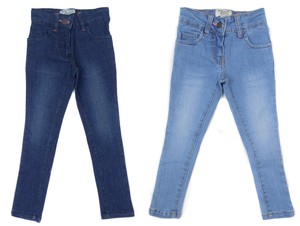 pale blue straight leg jeans