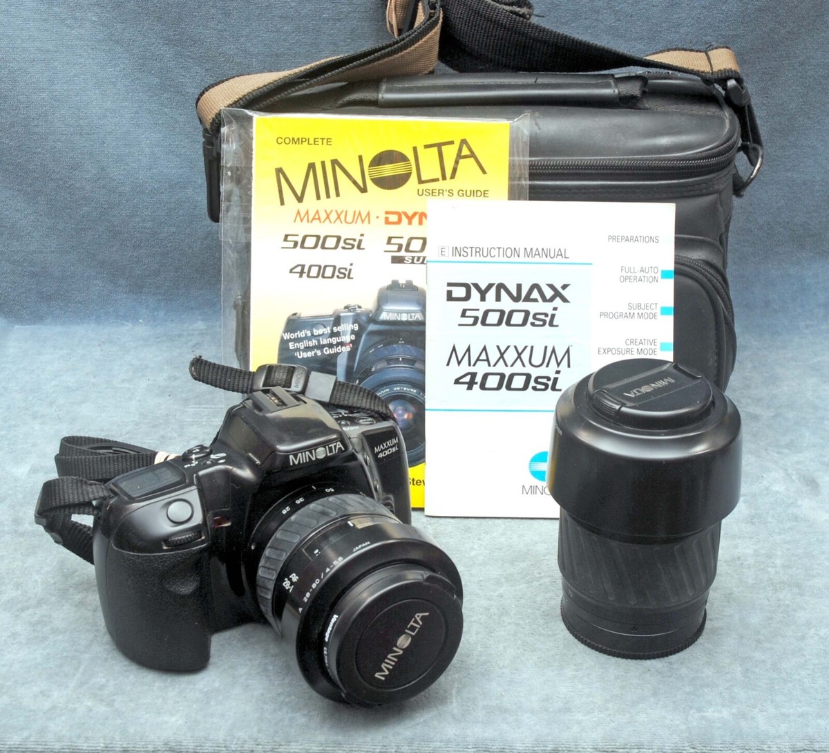 Digital Camera Minolta Maxxum 400si User Manual Lens Minolta