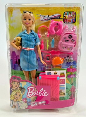 barbie luggage set