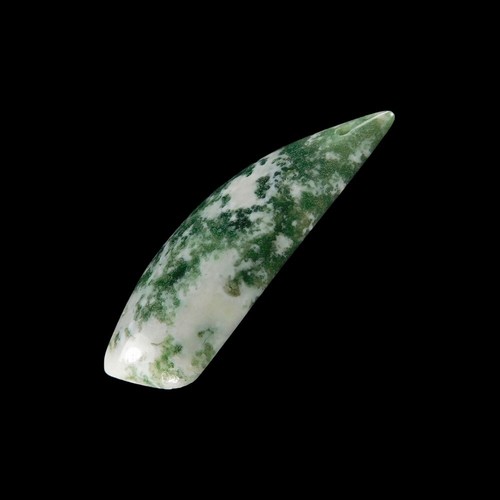Tree leaf Agate 48x20x6 mm Pendant bead HG325013 - Bild 2 von 4