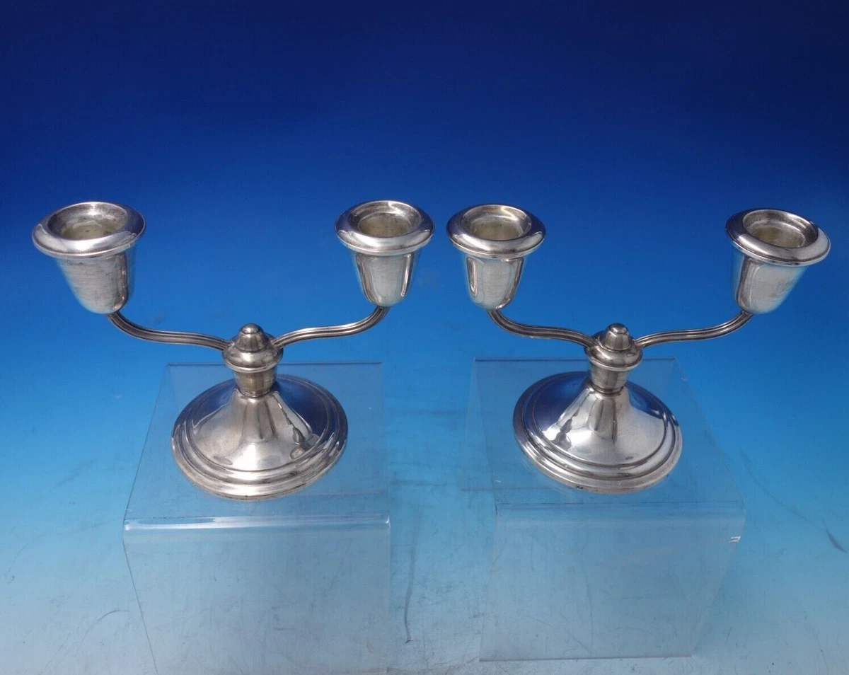 Newport sterling candle holders sale