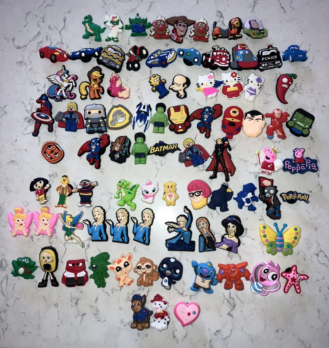 Disney Croc Charms | Marvel Accessories | DC Comics | Super Hero |  Children’s Accessories | Toddler Crocs | Spider-Man | Toy Story | Pixar