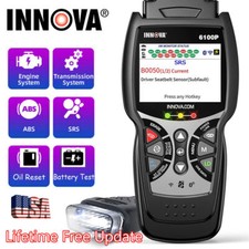 INNOVA 6100P OBD2 Scanner ABS SRS Transmissio...