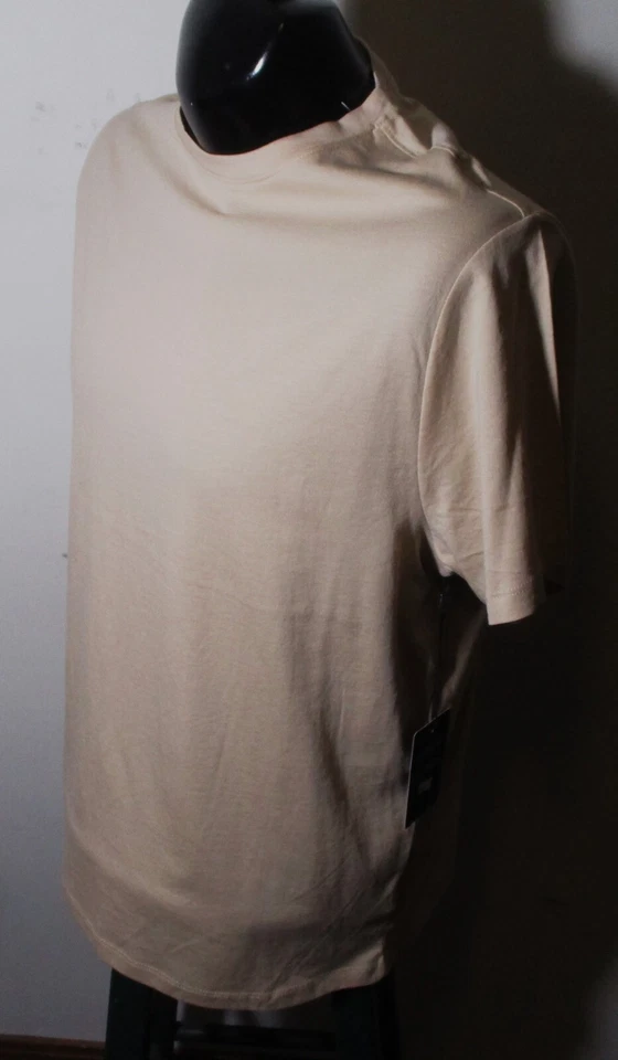DANIEL HECHTER Paris Tan 100% Pima Cotton Short Sleeve T-Shirt Size M NWT - Image 4 of 4