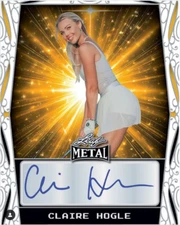 2023 Leaf Metal CLAIRE HOGLE Auto /307 Signed Golf Influencer Model MCH-CH1