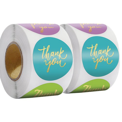 1000Pcs Thank You Sticker Self Adhesive Label for Small Business Owners Letters - Picture 11 of 12