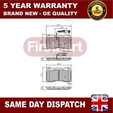 Fits Alfa Romeo 159 2005-2012 166 1998-2007 Firstpart Front Brake Pads Set