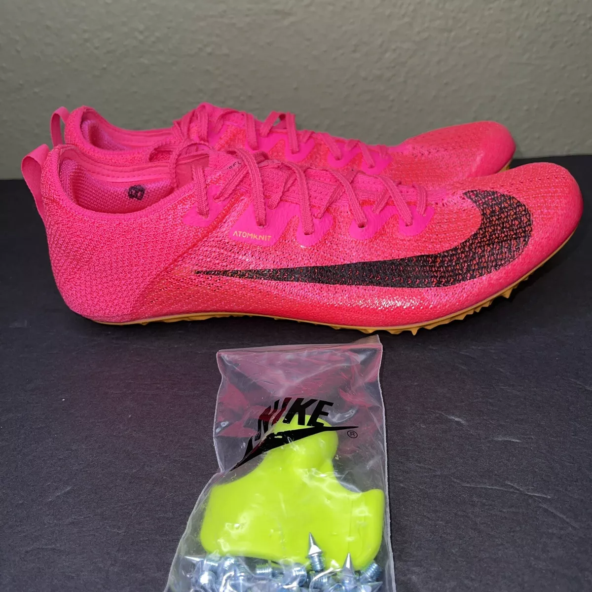 New Men's Nike Zoom Superfly Elite 2 Track & Field Spikes Pink Sz 9.5  CD4382-600