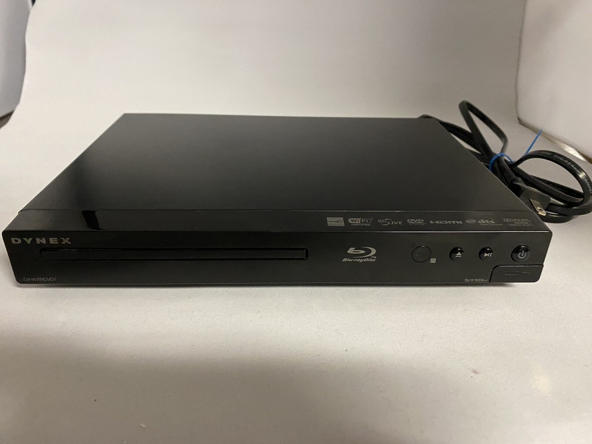 Dynex DX-WBRDVD1 Blu-Ray Player Wi-Fi, HDMI, no remote