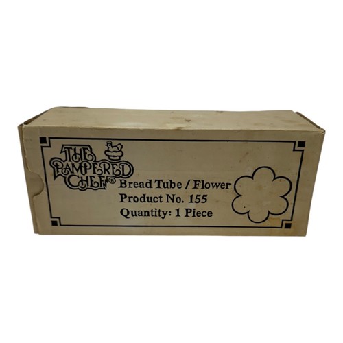 Tubo de Pan/Flor Vintage The Pampered Chef Nº 155 Usado - Imagen 2 de 11