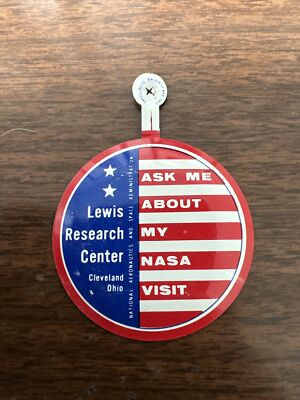 Original NASA Centaur Lewis Research Center pin  Ask Me About My NASA Visit 