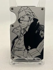 Leonard Burns Metal Minimalist Wallet Card Case From Fire Force Anime