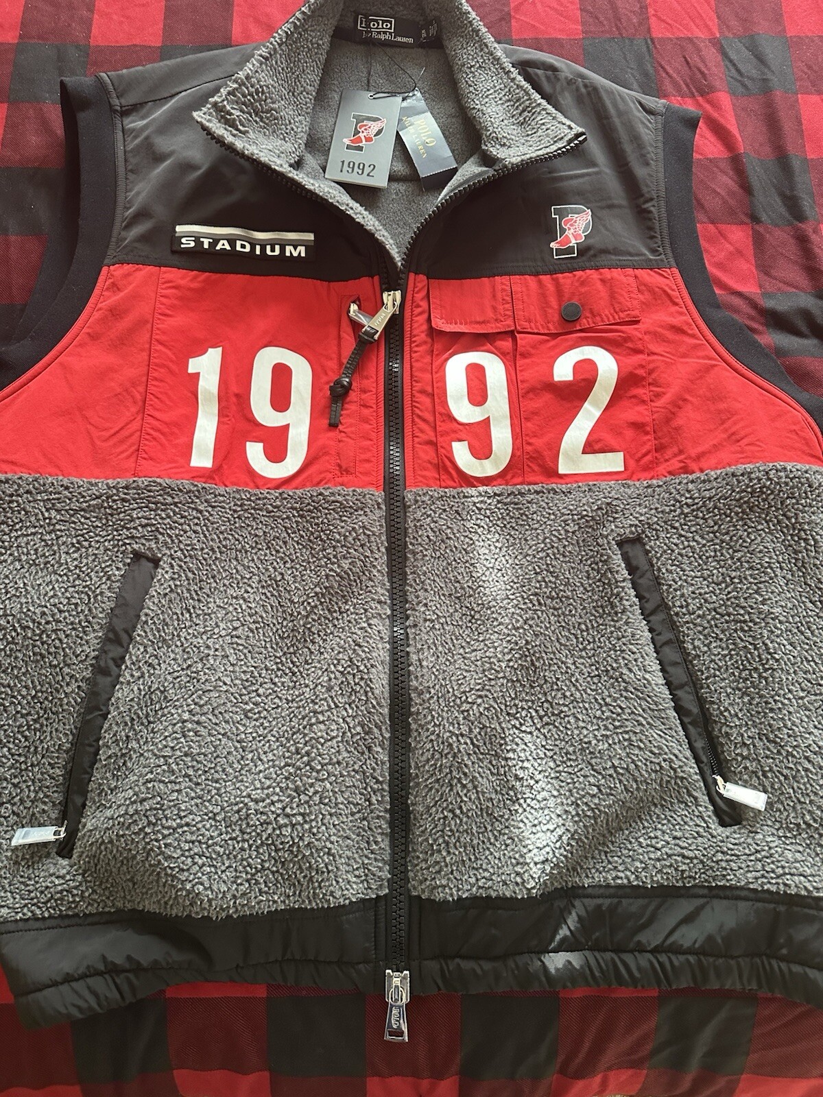 polo ralph lauren 1992 stadium p wing Vest