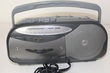 GPX Portable Radio Cassette Recorder Player Gray C730