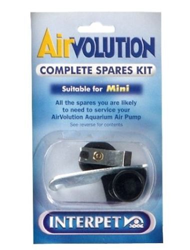 Interpet Aquarium Airvolution Air Pump Spare Kit Diaphragm Rubber Filter Pads - Picture 3 of 7