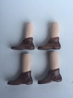 Porcelain Doll Parts Leg Boots Shoes 5 Pairs — photo 8