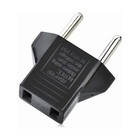 Travel Adaptor USA to Europe 2 Pin Mains Power Socket Plug Adapter US EU 250V
