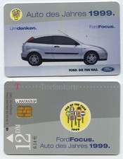 118783 - Ford Focus / Auto dell'anno 1999 - vecchia scheda telefonica