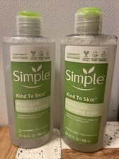 Lot Of 2 Simple Kind to Skin Cleansing Micellar Water -Sensitive Skin -6.7 oz