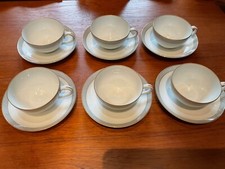 VTG Fukagawa Arita Japan Cups and Saucers FUK79 Set of 6