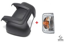 Außenspiegel Abdeckung + Blinker für Citroen Jumper Fiat Ducato Boxer Links SET