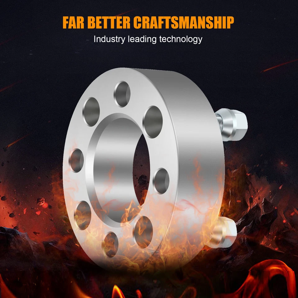 4 piezas espaciadores de rueda 1,5" 4x101,6 1/2" para Polaris Scrambler 250 Sport 400L Foto 4 de 4