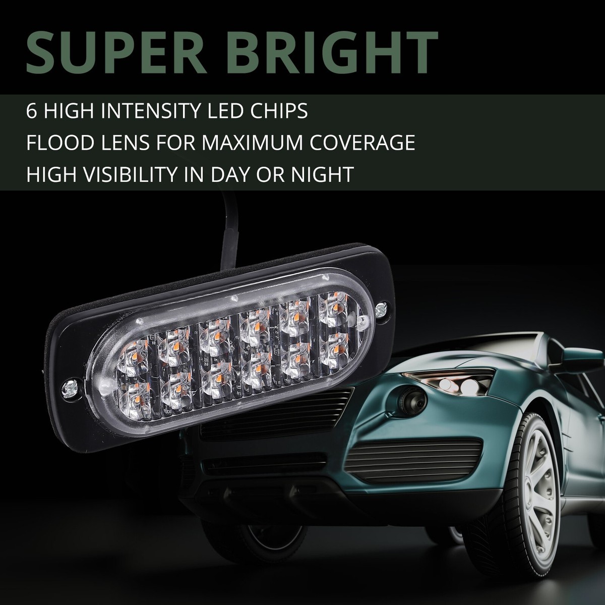 Luce Di Emergenza 12/24V Barra Luminosa LED Ambra Per Recupero - Foto 3