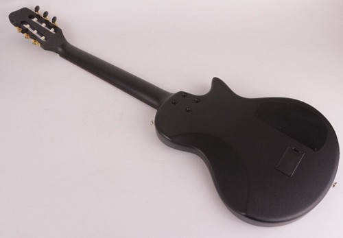 chitarra elettrica classica corda silenziosa nylon portatile da viaggio costruita in effetto - Foto 5 di 7