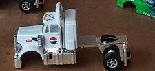 NOS Auto World Pepsi White Peterbilt Cab HO Slot Car Body fits Xtraction chassis