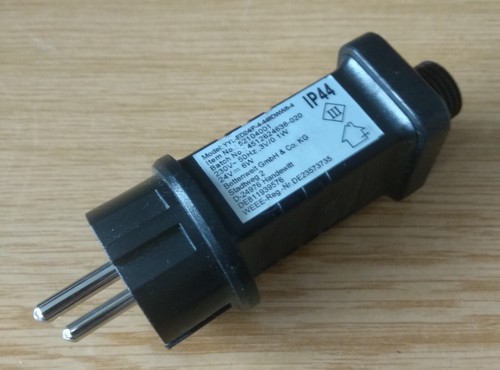 Netzteil 24 V 250 mA für Lichterkette Model YYL-ED24P-4-448DWW8-4 (SB08)