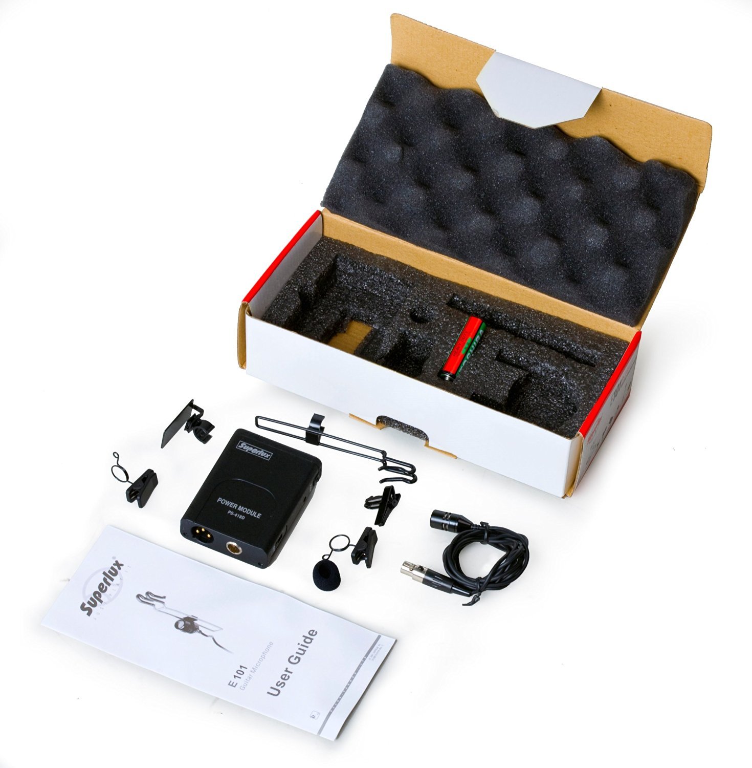 Superlux E101dxlr Tie Clip Condenser Microphone Suitable for Vocal 