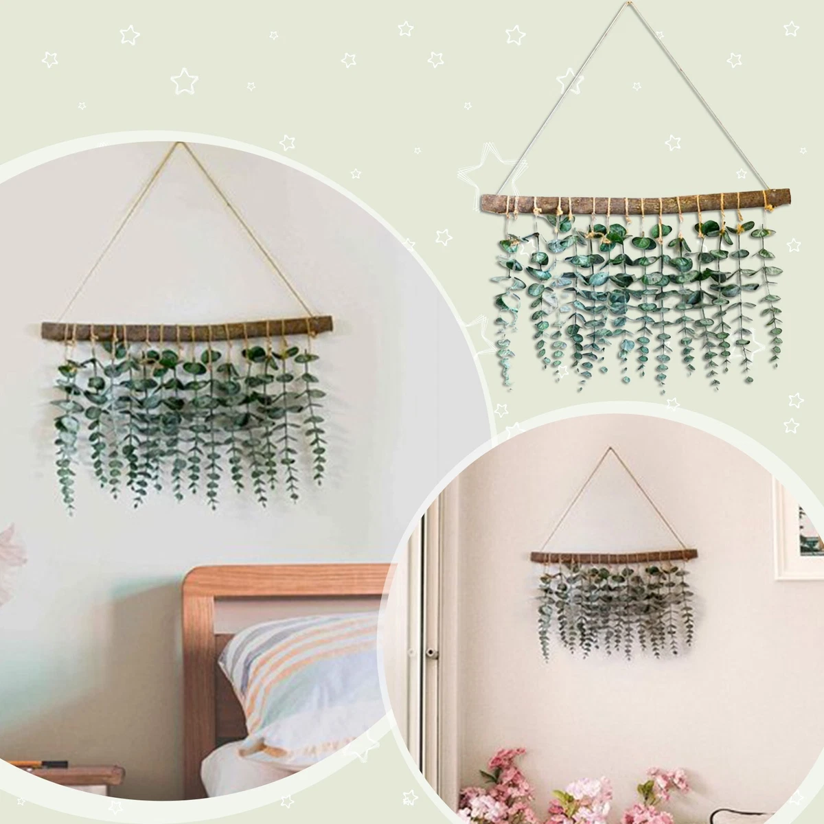 Artificial Wall Decor Wall Hanging Greenery Gives Any Room A Natural Trendy