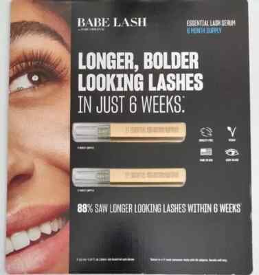 Essential Lash Serum 0.07 fl oz / 2ml (pack of 2) 6 month supply - New Sealed