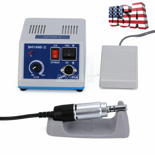 Dental Lab Electric Micromotor Polishing Unit+Motor Handpiece Polishers Kit - Picture 21 of 42