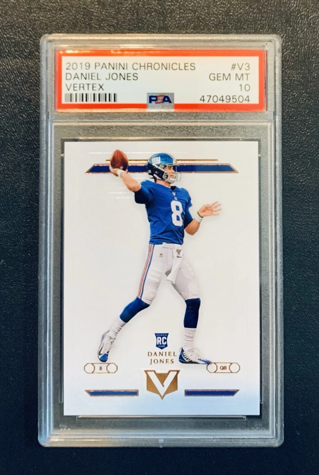 Daniel Jones trading card