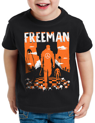 Crowbar Hero Kinder T-Shirt freeman shooter gaming