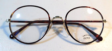 Vintage ELITE OPTICAL Hartford Gold Demi Amber 52/20 Eyeglass Frame NOS B1