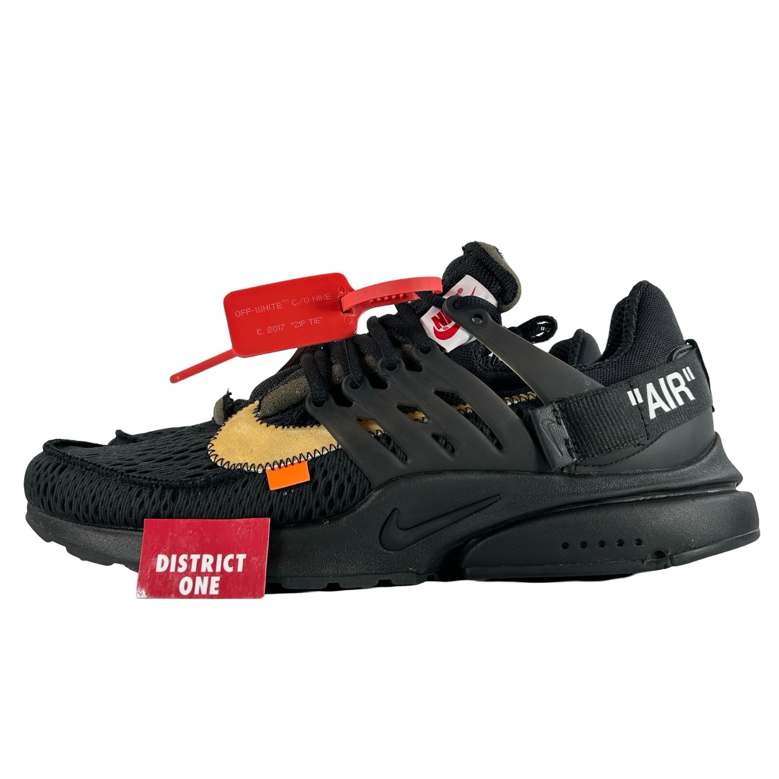 OFF WHITE X NIKE Off White x Nike Air Presto Black Taglia 13 AA3830 002