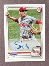 Spencer Howard 2020 Bowman Paper Prospect Auto PA-SH GIANTS