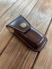 Brown Leather Sheath , horizontal holster for Leatherman Wave