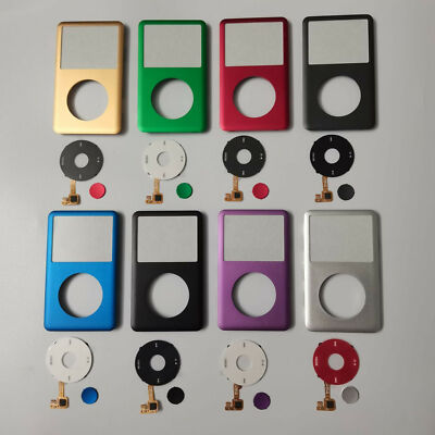 Colore Blu Frontalino Anteriore Custodia Custodia Clickwheel Pulsante Centrale Blu Per IPod 5th Video 30GB 60GB 80GB A1136