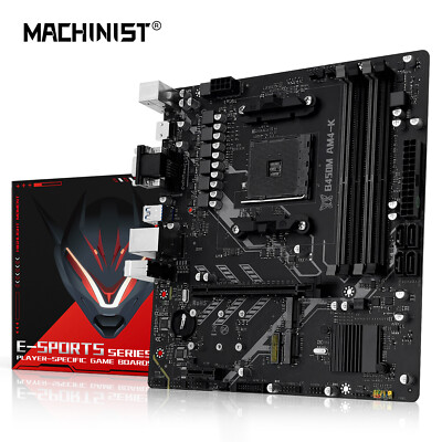 AM4 Motherboard AMD DDR4 with DP/HDMI/VGA Port, mATX SATA