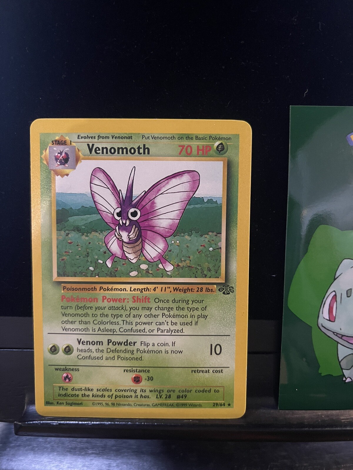 Pokemon Card Venomoth 29/64 Jungle Rare Non Holo 140💎NM💎