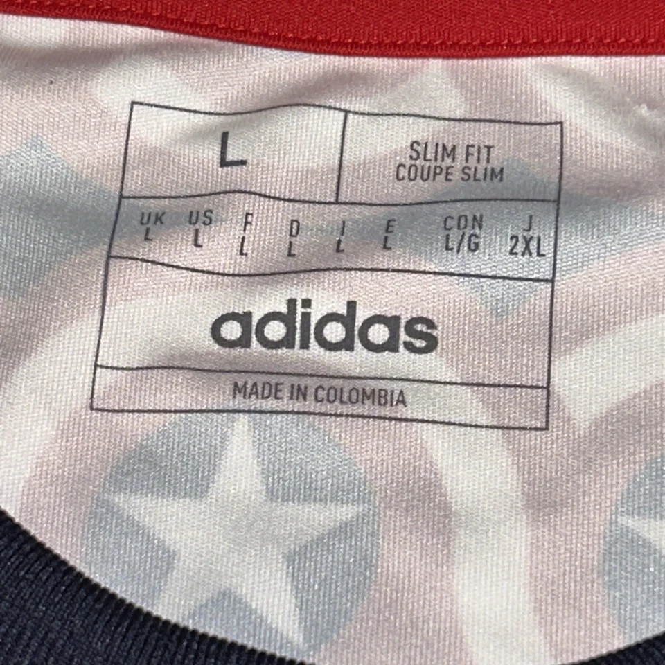 Adidas x Marvel Captain America x MLS Size L 4th Of July Soccer Shirt HT3237 - Image 2 of 4